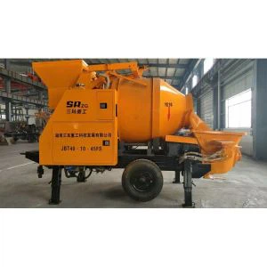 pengadun konkrit kecil dengan pam